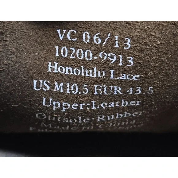 Olukai Shoes Mens 10.5 Honolulu Lace Green Leather Distressed Casual 10200-9913 - Picture 9 of 11